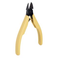 Lindstrom 8130 Precision Extra Small Oval Head Diagonal Micro-Bevel® Alloy Steel Cutter with Standard Traditional Handles, 4.25" OAL