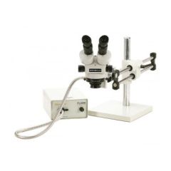 Meiji TKMZ-D Stereo Zoom Microscope with Weighted Base & Dual Point Light