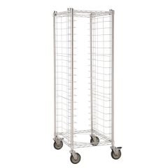 Metro SE3 End-Load Stainless Steel Wire Tray Cart, holds 20 Trays, 21.75" x 27" x 69"
