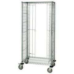 Quantum TC-EL38CO End-Load Wire Tray Cart, holds 38 Trays, 21.75" x 27" x 69"