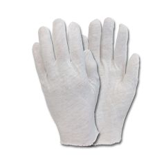 Safety Zone GIMW-MN-1SP 100% Cotton Men's Premium Medium Weight Inspection Gloves