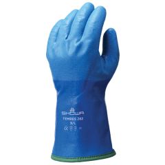 Showa Glove 282 Polyurethane Coated Acrylic Fleece Lined Cold Protection Gloves with Textured Grip