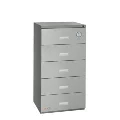 StatPro XUSTJMD5250-CM Executive Filing Series Dry Cabinet with 5 Drawers, 18.9" x 20.9" x 41.7"