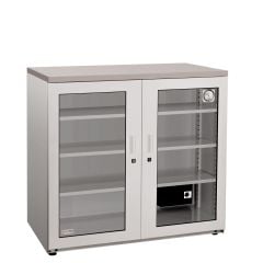 StatPro XUSTLAD350H-CM Professional & Spacious Series Dry Cabinet with Glass Doors, 20.9" x 34.6" x 35.4"