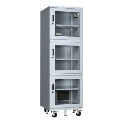 StatPro XUSTLTD1001-CM Super Fast Dry Cabinet with 3 Chambers & Glass Doors, 26" x 23.6" x 76", < 20% RH