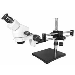 View Solutions SZ02030122 Stereo Zoom Binocular Microscope with Dual Boom Stand
