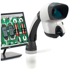Microscopio estereoscópico Elite-Cam HD Mantis con cámara integrada