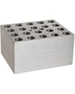Benchmark Scientific BSW10 Block for Dry Baths, holds (20) 10mm Test Tubes or 2.0ml Centrifuge Tubes