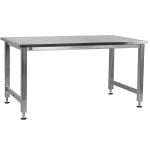 CleanPro® Stainless Steel Electric Lift Workbench with Stainless Steel Work Surface, 30" x 36" 