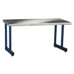 BenchPro™ DN3648 Cantilevered Workbench with Stainless Steel Top, 36" x 48" 