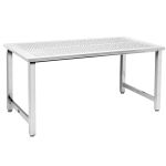 CleanPro® 30" x 72" Electropolished Stainless Steel Workbench with Perforated Stainless Steel Work Surface