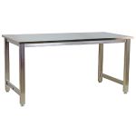 CleanPro® KSNR2460 Stainless Steel Workbench with Stainless Steel Work Surface, 24" x 60"