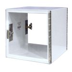 CleanPro® Wall Mounted Powder-Coated Steel Pass-Thru, White