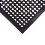 Ergomat EX Industry Anti-Fatigue Mat with Holes, Black