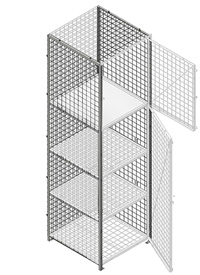 Cogan Double-Tier Locker Side and Back Panels