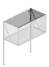 Cogan Hanging Locker Roof Mesh