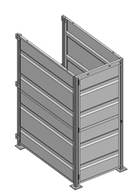 Cogan Sheet Metal Freestanding Locker