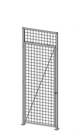 Cogan Single-Tier Locker Swing Gate