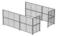 Cogan Drug-Storage Cage with Freestanding Posts