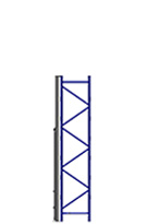 2x4 Braced Rack Gate Post