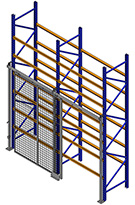 Single Sliding Rack Gates