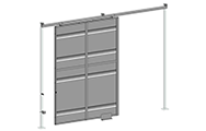 Cogan Sheet Metal Partition Sliding Gate