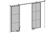 Cogan Wire Mesh Partition Bi-Parting Sliding Gates