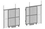 Cogan Wire Mesh Partition Bi-Parting Sliding Gate