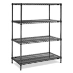 Wire Shelving Unit with Black Finish
