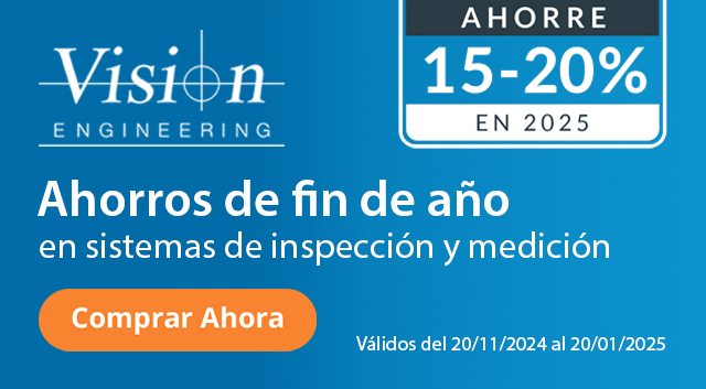 Ahorros de fin de año en sistemas de inspección y medición